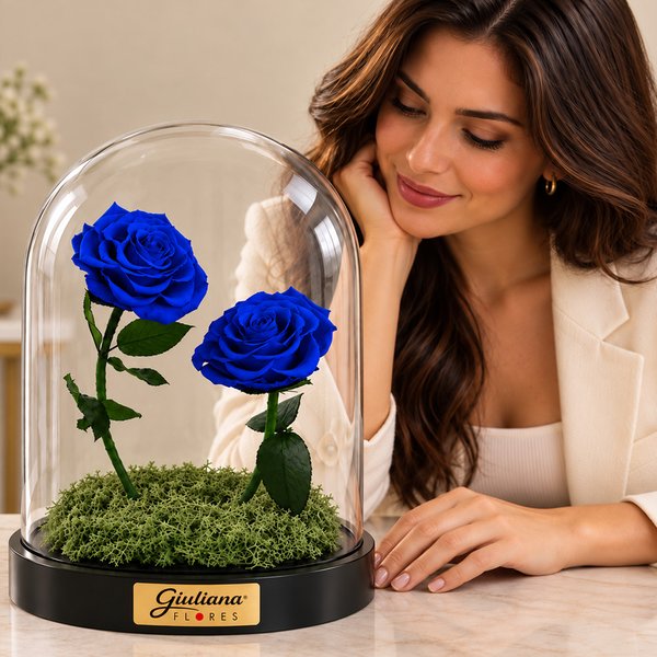 Rosa Encantada Azul Suprema Dueto