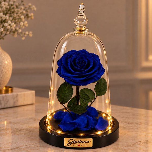 Rosa Encantada Azul Suprema Real