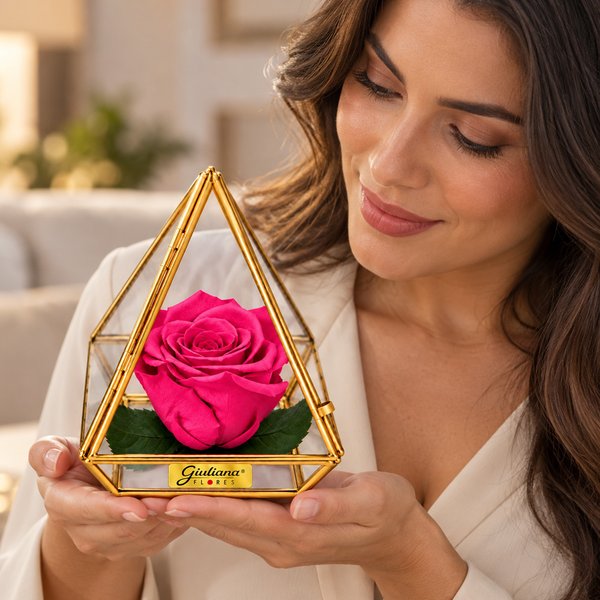 Pirâmide de Rosa Encantada Pink