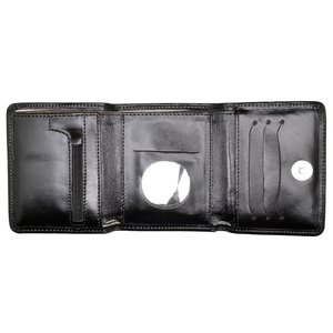 Imagem de Carteira de Couro Menor Hendy Bag Preto Fosco