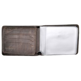 Imagem de Carteira De Couro Hendy Bag Café para RG