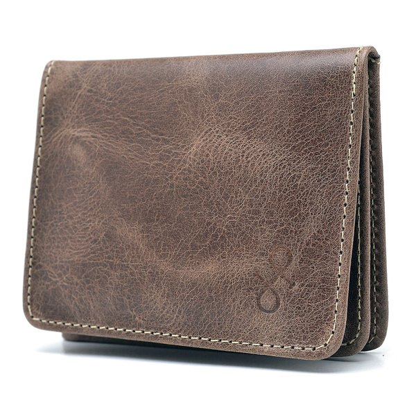 Carteira de Couro Modelo L Hendy Bag Caramelo Estonado
