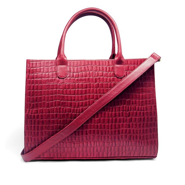 Pasta Executiva para Notebook Couro Vermelho Hendy Bag