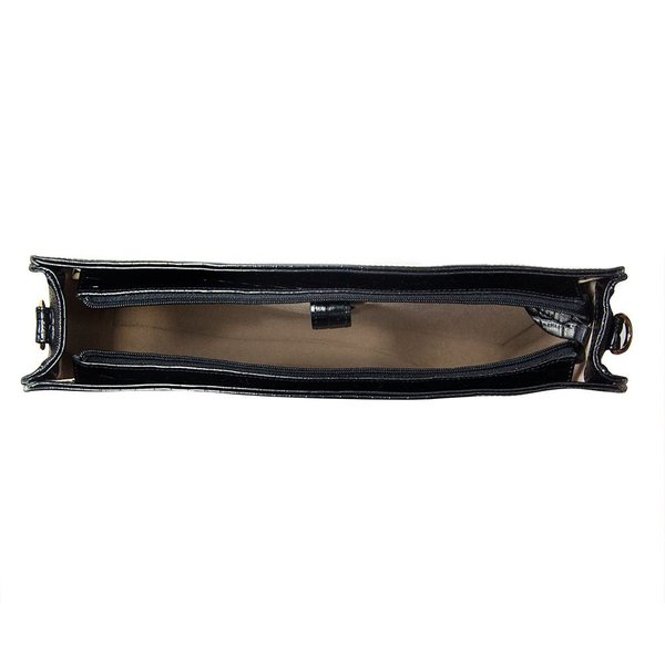Pasta Executiva para Notebook Couro Preto Hendy Bag