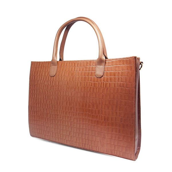 Pasta Executiva para Notebook Couro Caramelo Hendy Bag