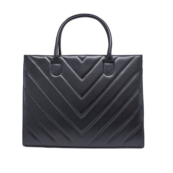 Pasta Executiva para Notebook Preta em Couro Hendy Bag
