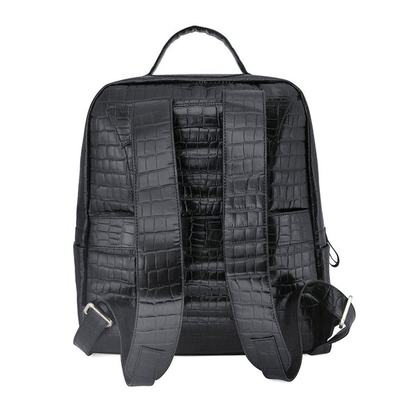 Mochila para Notebook Couro Hendy Bag Preta