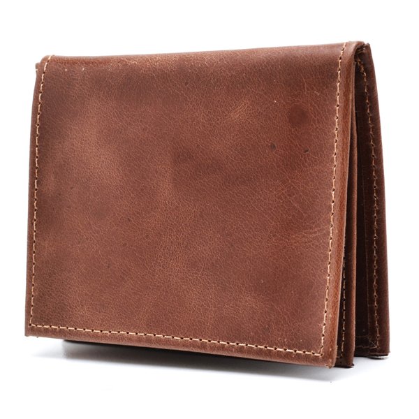 Carteira Couro Slim Hendy Bag Caramelo Estonado modelo L