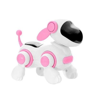 Cachorro Robô com Face Digital - Art Brink - Rosa
