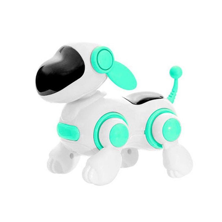 Cachorro Robô com Face Digital - Art Brink - Verde