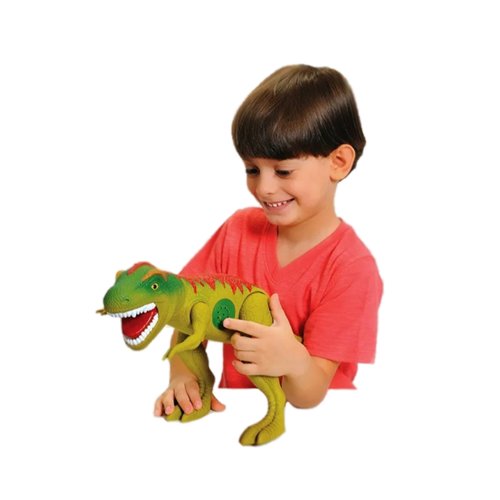 Dinossauro Tirano Rex Com Som - Adijomar - Verde