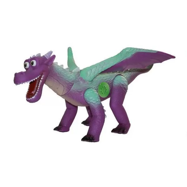 Dragão De Brinquedo Dragon Um Novo Amigo - Adijomar - Roxo