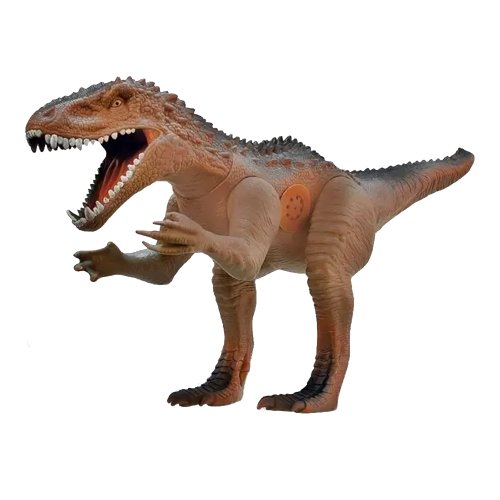 Dinossauro Furious Com Som 60cm - Adijomar - Marrom