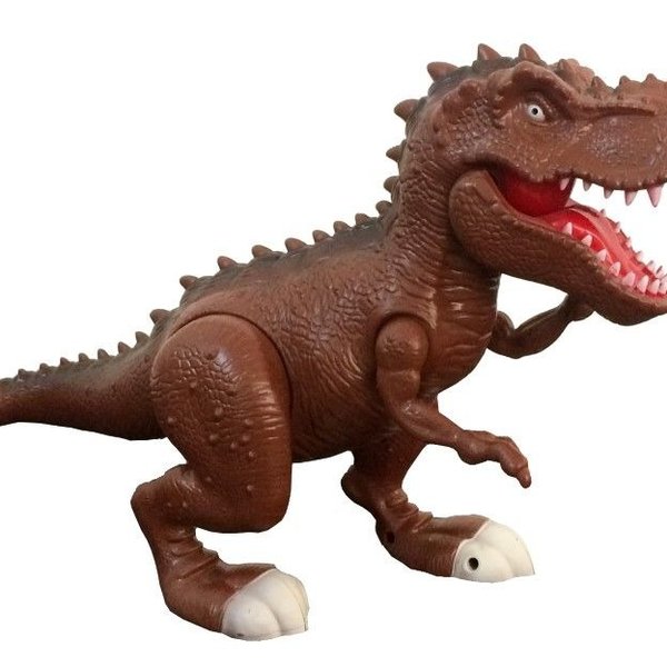 Dinossauro Tiranossauro Attack Som E Luz - Adijomar - Marrom
