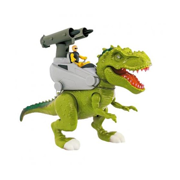 Dinossauro Rex Attack Lança Missil - Adijomar - Verde