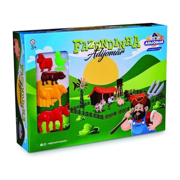 Brinquedo de Montar Fazendinha - Adijomar