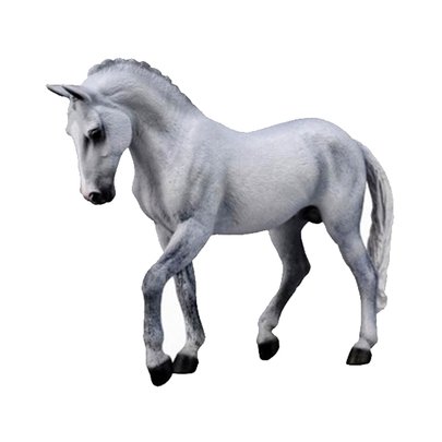 Miniatura Cavalo Camargue Cinza - Collecta