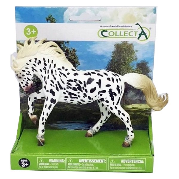 Miniatura Égua Knabstruppe Black Leopard - Collecta