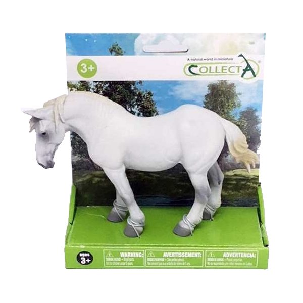 Miniatura Égua Percheron Cinza - Collecta