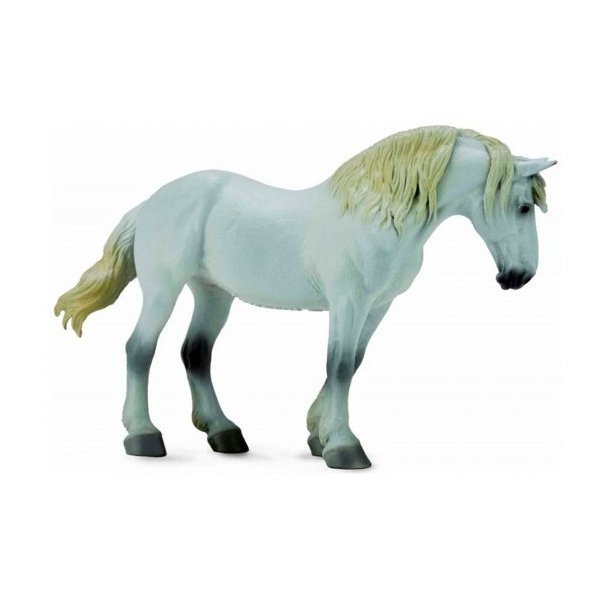 Miniatura Égua Percheron Cinza - Collecta