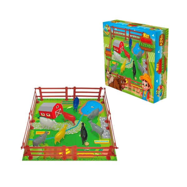 Kit Minha Fazendinha - GGB Brinquedos