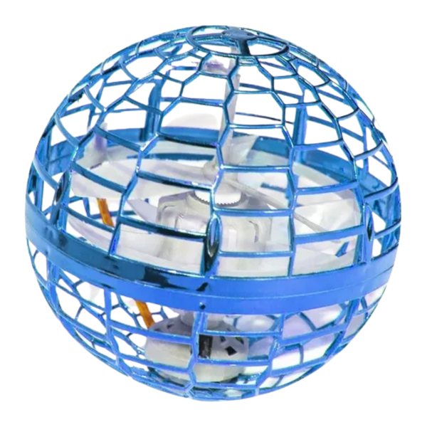 Drone De Brinquedo Boomer Ball Com Led - Art Brink - Azul