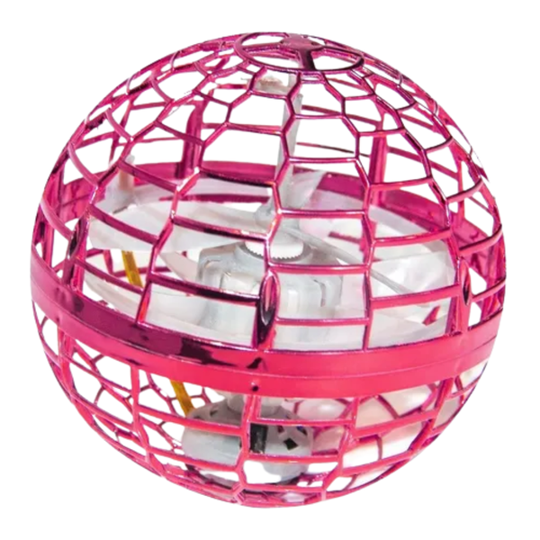 Drone De Brinquedo Boomer Ball Com Led - Art Brink - Rosa