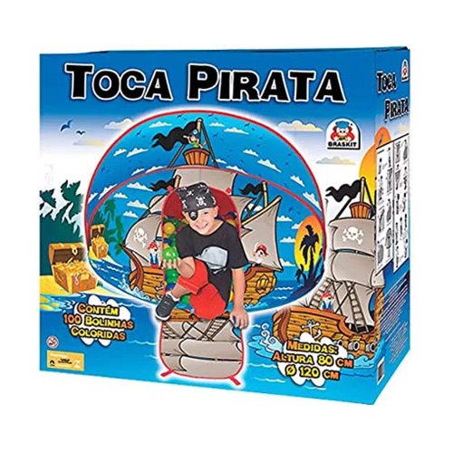 Barraca Infantil Toca Pirata - Braskit