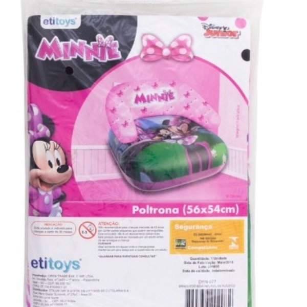 Poltrona Inflável Minnie 56 x 54 Cm - ETITOYS