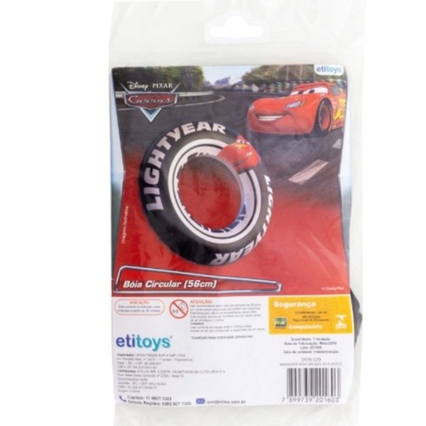 Bóia Circular Carros 56 cm - ETITOYS