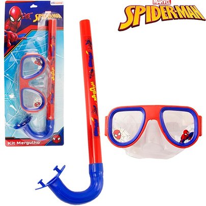 Snorkel com Mascara Spider-Man - ETITOYS