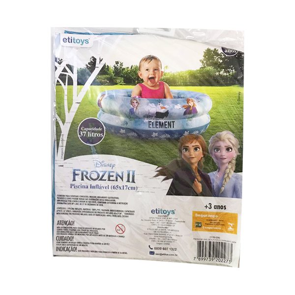 Piscina 37L Frozen II 65x17cm - ETITOYS