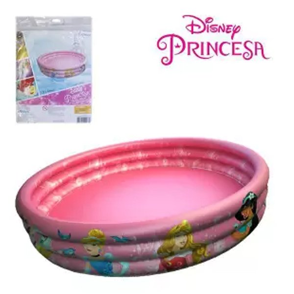 Piscina 130L Princesas Disney 97x20cm 130 litros - ETITOYS