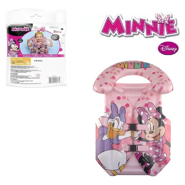 Colete Inflável Minnie 43x35cm - ETITOYS