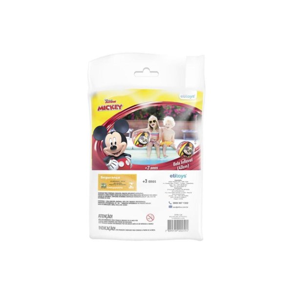 Bola Inflável Mickey 40 cm - Etitoys