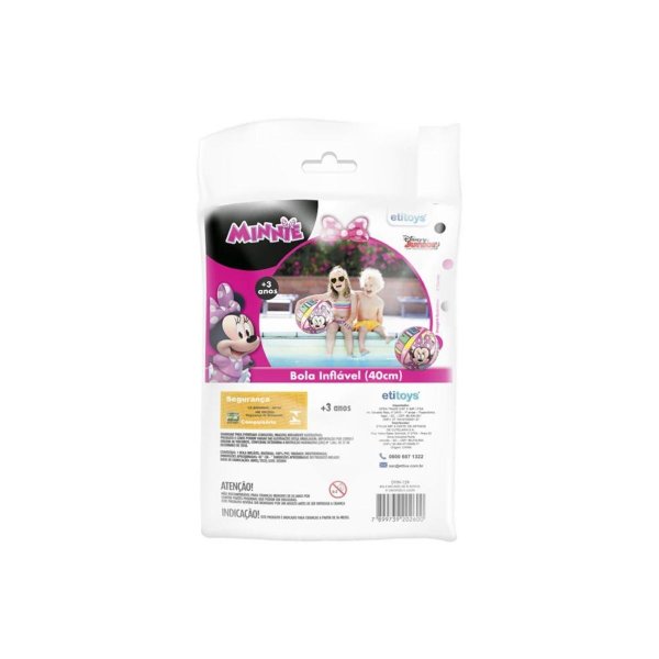 Bola Inflável Minnie 40 cm - Etitoys