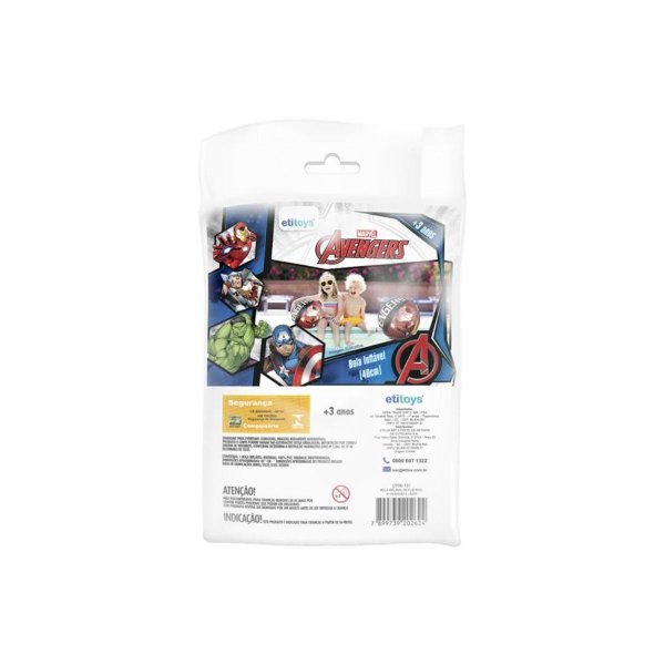 Bola Inflável Avengers 40 cm - Etitoys