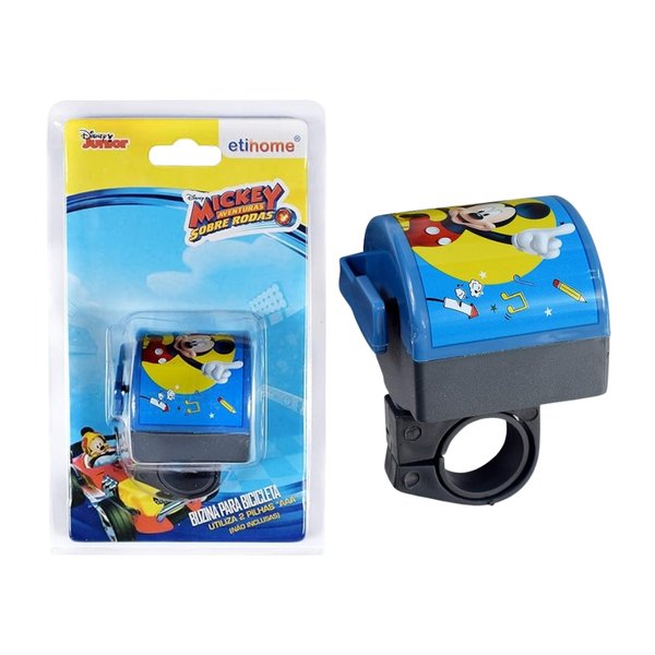 Buzina Bicicleta Infantil A Pilha Mickey Mouse - Etitoys