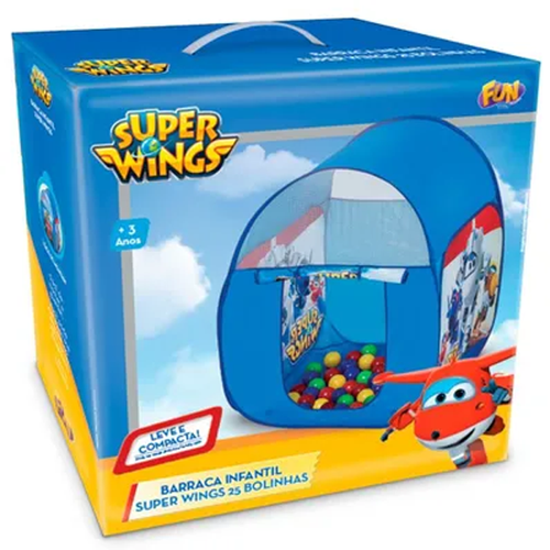 Barraca Infantil Super Wings Com 25 Bolinhas - Fun