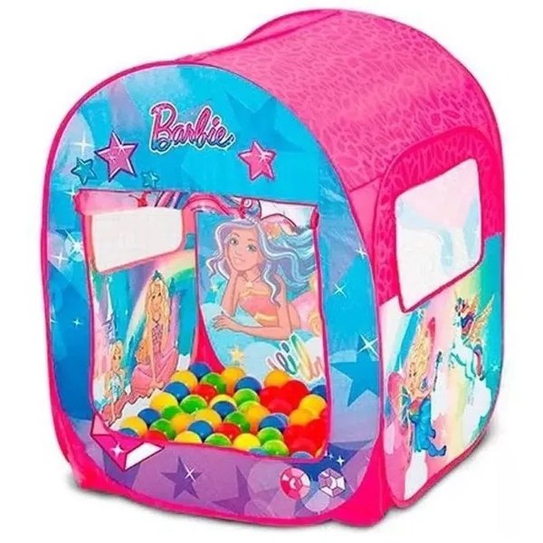 Barraca Infantil Mundo dos Sonhos Barbie 50 Bolinhas - Fun