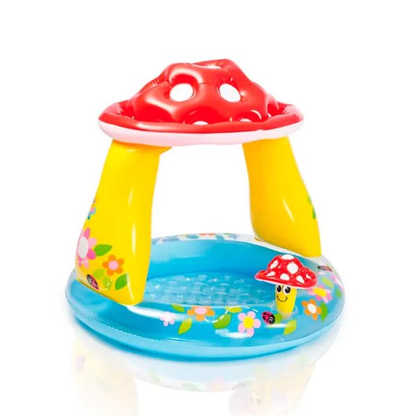 Piscina Cogumelo Divertido 45L com Cobertura - Intex