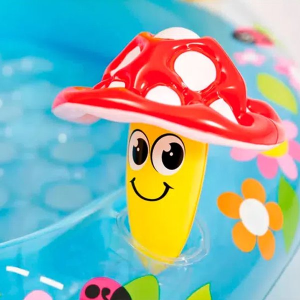 Piscina Cogumelo Divertido 45L com Cobertura - Intex