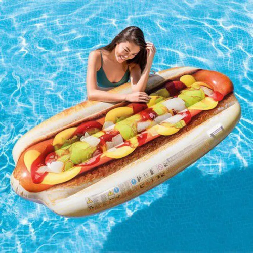 Colchão Inflável para Piscina Hotdog - Intex