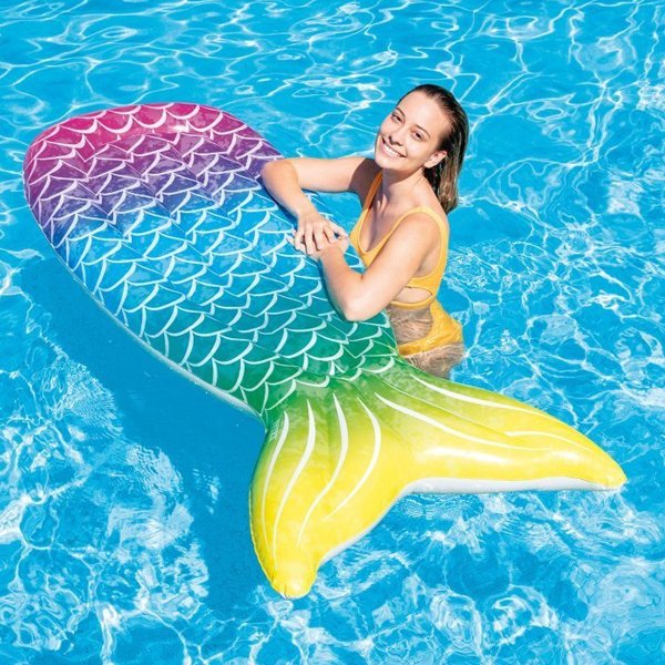 Colchão Inflável para Piscina Calda de Sereia - Intex