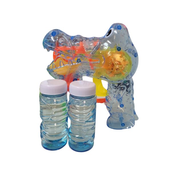 Lança Bolhas Jacaré Colorido - Jmd Toys