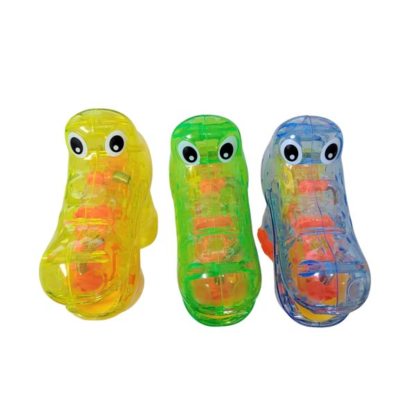 Lança Bolhas Jacaré Colorido - Jmd Toys