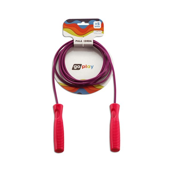 Pula Corda Go Play 2,2m  - Multikids - Rosa