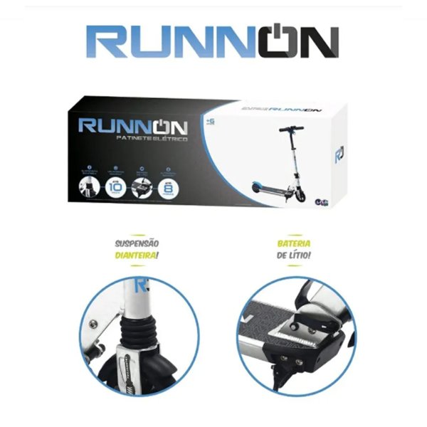 Patinete Elétrico Runnon 75kg - Unik