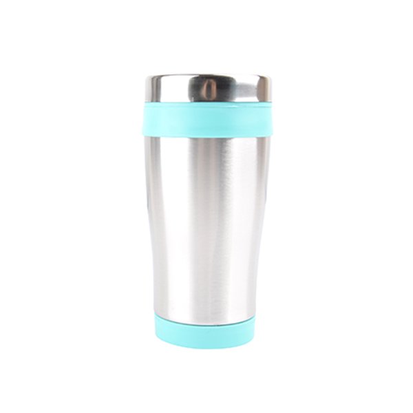 Copo Térmico de Inox 450ml para Viagem - Wellmix - Azul