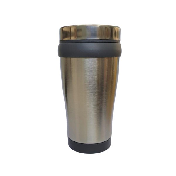 Copo Térmico de Inox 450ml Para Viagem - Wellmix - Cinza